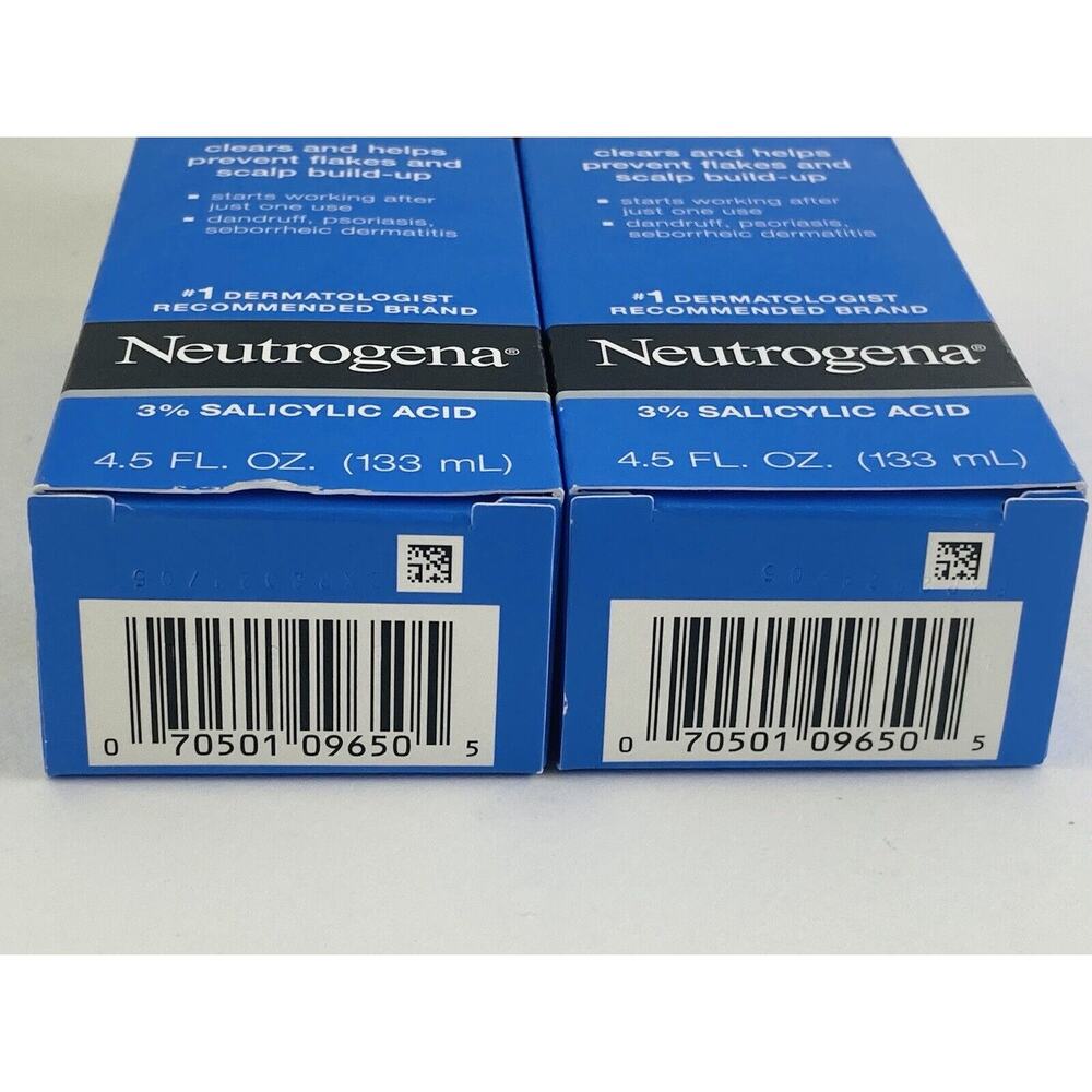 2 Neutrogena T/Sal Therapeutic Shampoo| 4.5 fl oz Each | Clear Dandruff - Picture 8 of 9